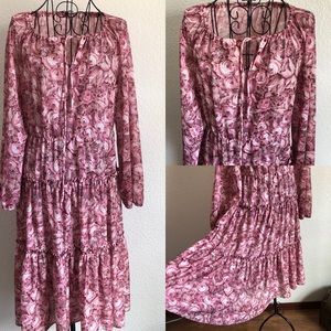 Vintage Romantic Cottagecore Dress sz. L